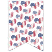 赤白青愛国的アメリカ国旗7月4日 バンティングフラッグ (第2の旗)