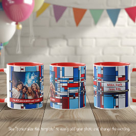 赤白青愛国的ステンドグラス写真019 マグカップ