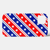 赤白青星とストライプ Case-Mate iPhoneケース (裏面 (横))