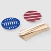 赤白青星条旗 ハンドファン (組立なし)