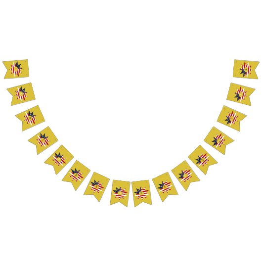 赤白青星 バンティングフラッグ (全)