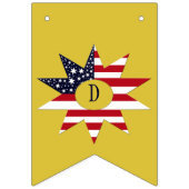 赤白青星 バンティングフラッグ (第3の旗)