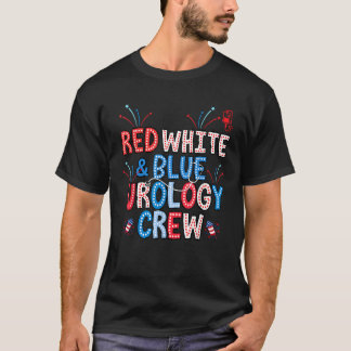 赤白青泌尿器科クルーナース7月Kidn Tシャツ