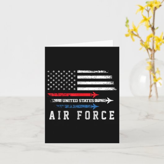 赤白青空軍フロリバーアメリ誇りを持ったカin カード (黄色い花)