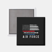 赤白青空軍フロリバーアメリ誇りを持ったカin マグネット (正面/裏面)