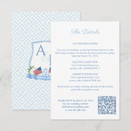 赤白青結婚のCrest QRコード詳細 エンクロージャーカード