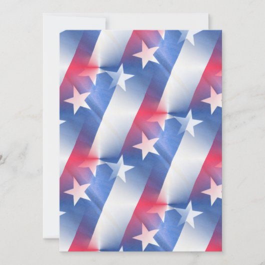 赤白青結婚式招待状 招待状 (正面)