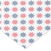 赤白青航海のおもしろい愛国的お祝い テーブルクロス (アングル)