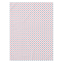 赤白青航海のおもしろい愛国的お祝い テーブルクロス