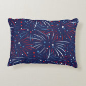 赤白青花火星 アクセントクッション (裏面)