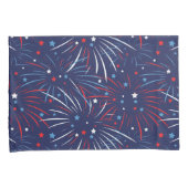 赤白青花火 枕カバー (正面右)