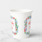 赤白青花7月4日パーティー愛国心 紙コップ (右)