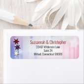 赤白青離れ星縁どラベル ラベル (インサイチュ)