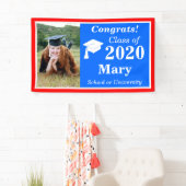 赤白青2024年卒業の写真一教室 横断幕 (インサイチュ)