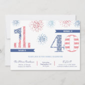 赤白青7月四日合同誕生会 招待状 (正面)