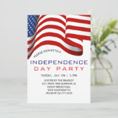 赤白青7月4日独立記念日 招待状 (スタンド正面)