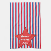 赤白青7月4日 キッチンタオル (縦)