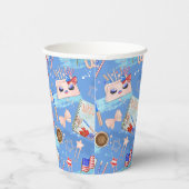 赤白青7月4日 紙コップ (右)