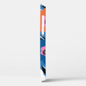 赤白青：スカンジナビアフローラ。 Case-Mate iPhoneケース (裏面 / 左)