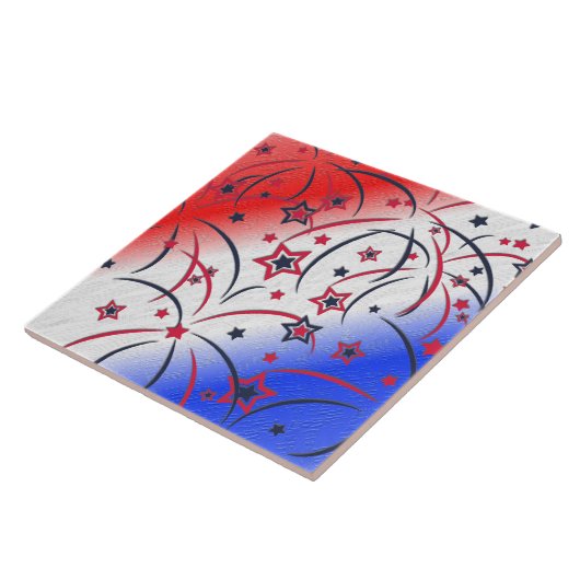 赤白青 タイル (側面)