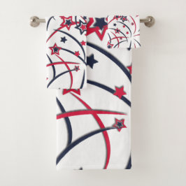 赤白青 バスタオルセット
