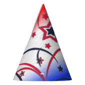 赤白青 パーティーハット (左)