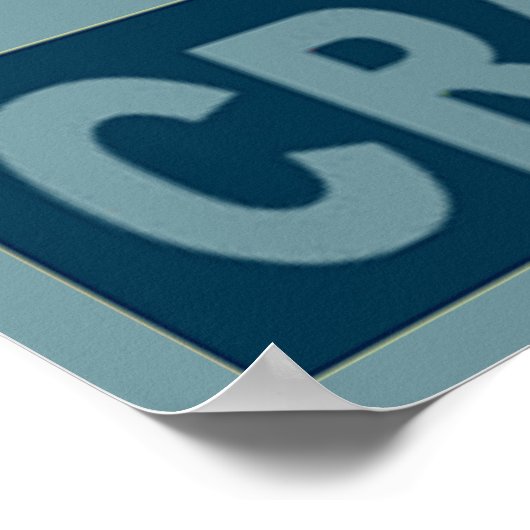 赤白青 ポスター (角)