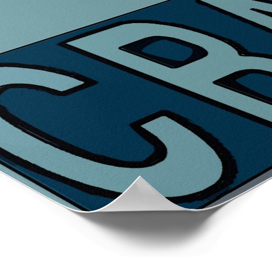 赤白青 ポスター (角)