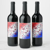 赤白青 ワインラベル (ボトル)