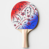 赤白青 卓球ラケット (裏面)