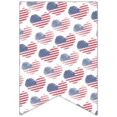 赤白青 愛国 アメリカ国旗 7月4日 バンティングフラッグ (第2の旗)