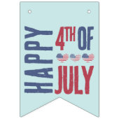 赤白青 愛国 アメリカ国旗 7月4日 バンティングフラッグ (第1の旗)