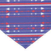 赤白青 星条旗の4日7月パーティー テーブルクロス (アングル)