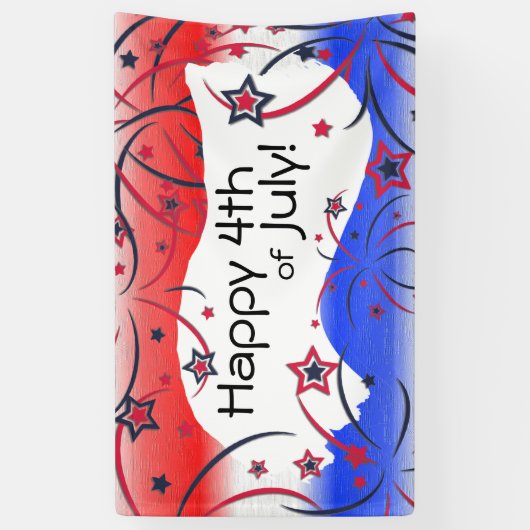 赤白青 横断幕 (縦)