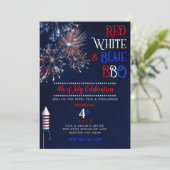 赤白青BBQ 7月4日 招待状 (スタンド正面)