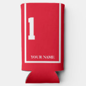 赤白馬付き1サドルクロスカスタム スリム缶クーラー (裏面)