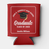 赤白高校卒業カスタム科 缶クーラー (正面)