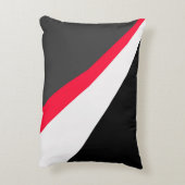赤白黒グレーパターン アクセントクッション (裏面(縦))