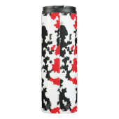 赤白黒不規則抽象デザイン タンブラー (裏面)