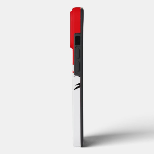 赤白黒抽象芸術アート Case-Mate iPhoneケース (裏面 / 左)