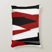 赤白黒抽象芸術 アクセントクッション (正面(垂直))