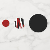 赤白黒抽象芸術 コンフェッティ (裏面)