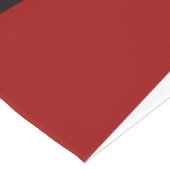 赤白黒抽象芸術 ショートテーブルランナー (コーナー)