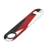 赤白黒抽象芸術 スピード栓抜き (正面アングル)