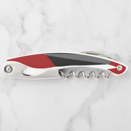 赤白黒抽象芸術 ソムリエナイフ