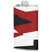 赤白黒抽象芸術 フラスク (左)