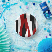 赤白黒抽象芸術 ペーパーボウル (パーティー)