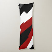 赤白黒抽象芸術 ボディピロー (裏面 (縦))