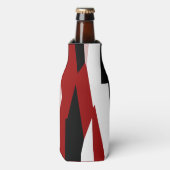 赤白黒抽象芸術 ボトルクーラー (ボトル正面)