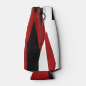 赤白黒抽象芸術 ボトルクーラー (裏面)